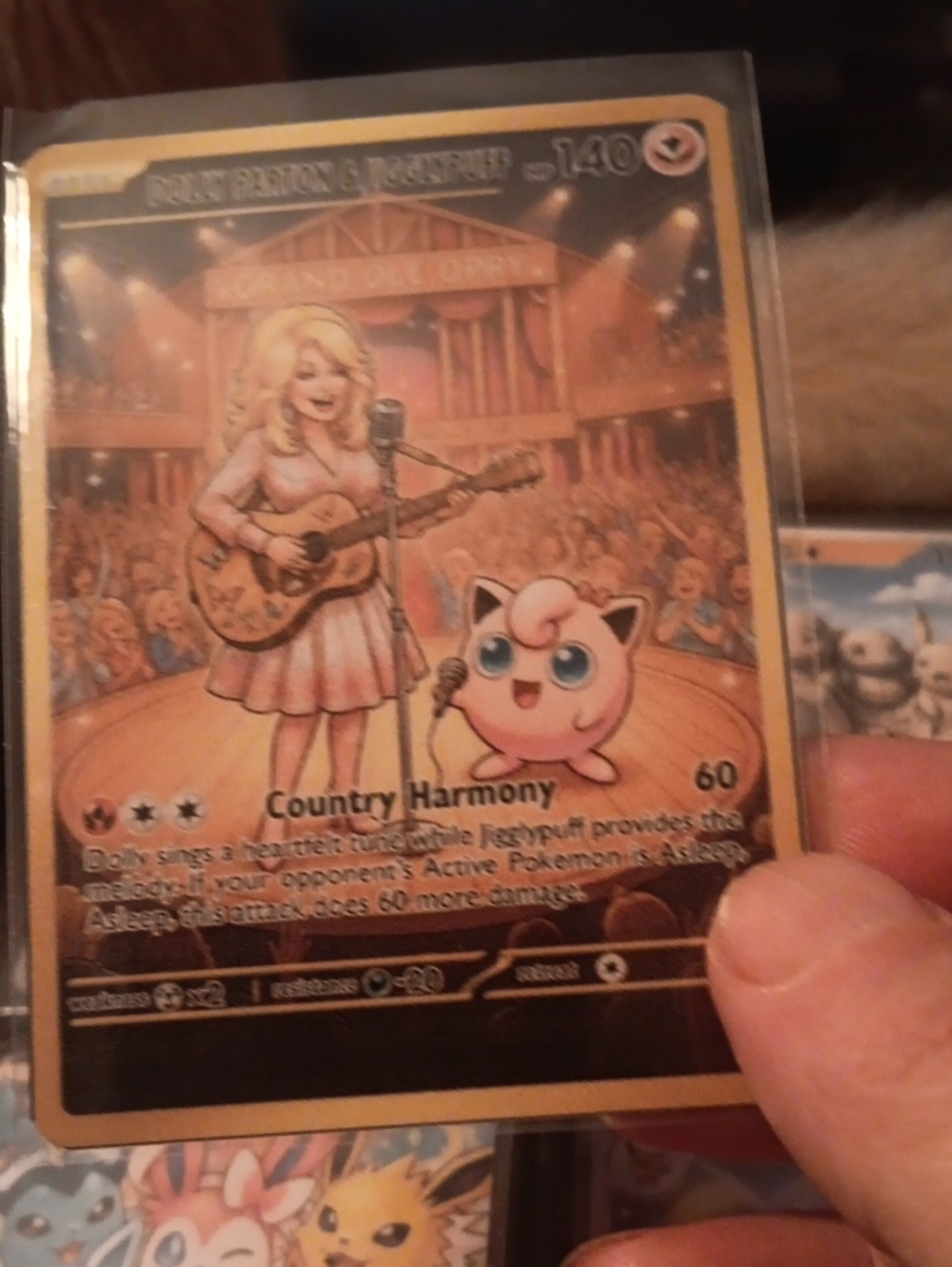 Pokemon Country Harmony Holofoil Trading Card - Gold Trim